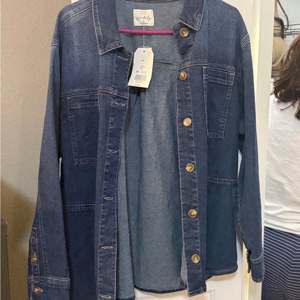 Wonderly Dark Blue Jean Jacket